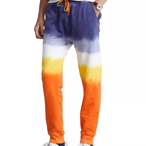 NWT $148 POLO RALPH LAUREN Men's FLEECE Tie-Dye Sweatpants JOGGER 2XL XXL - Picture 1 of 8